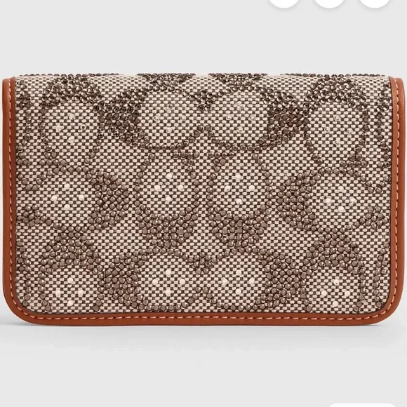 Coach Trail Bag Crystal Jacquard purse and wallet. Selling as a set. - Picture 2 of 13